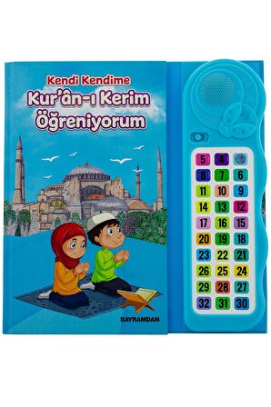 Kendi Kendime 10 Saat’de Kuran Öğreniyorum Sesli Cihazlı Kitap Mavi