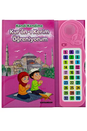 Kendi Kendime 10 Saat’de Kuran Öğreniyorum Sesli Cihazlı Kitap Pembe