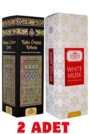 Kabe Örtüsü Kokusu ve Beyaz Misk & White Musk Oda Ve Kumaş Spreyi Seccade Spreyi Oda Kokusu Koku 400 ml