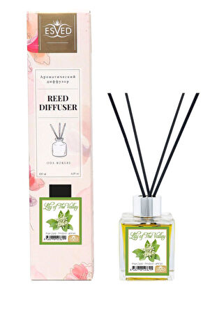 Müge Çiçeği Kokusu 100 Ml Çubuklu Oda Kokusu Yedek Dolum Şişesi Hediyeli