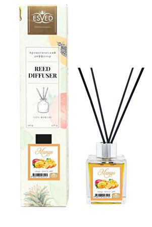 Mango Kokusu 100 Ml Çubuklu Oda Kokusu Yedek Dolum Şişesi Hediyeli