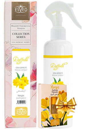 Nergis Kokusu Sprey 400 Ml. Nergis Kokusu Parfüm Esansı 3Ml. Hediyeli