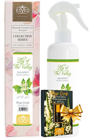 Müge Çiçeği Kokusu Sprey 400 Ml. Müge Çiçeği Kokusu Parfüm Esansı 3Ml. Hediyeli
