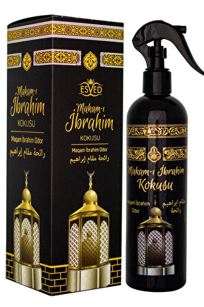 Makamı İbrahim Kokusu Sprey 400 Ml. Makamı İbrahim Kokusu Parfüm Esansı 3Ml. Hediyeli
