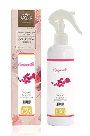 Begonvil Çiçeği Kokusu Sprey 400Ml. Gül Kokusu Araba Kokusu 8Ml. Hediyeli