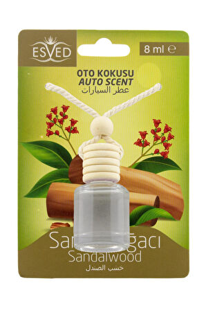 Sandal Ağacı Kokusu Sprey 400Ml. Sandal Ağacı Kokusu Araba Kokusu 8Ml. Hediyeli