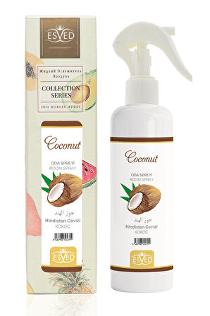 Hindistan Cevizi Kokusu Sprey 400Ml. Gül Kokusu Araba Kokusu 8Ml. Hediyeli