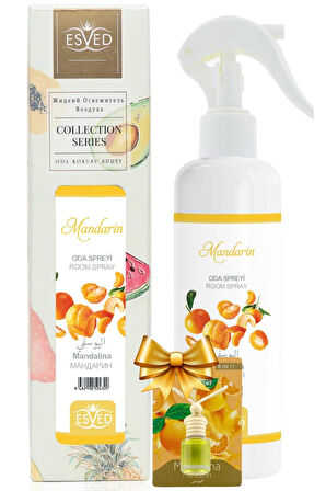 Mandalina Kokusu Sprey 400Ml. Mandalina Kokusu Araba Kokusu 8Ml. Hediyeli