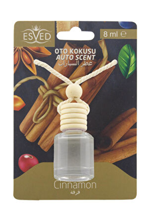 Tarçın Kokusu Sprey 400Ml. Tarçın Kokusu Araba Kokusu 8Ml. Hediyeli