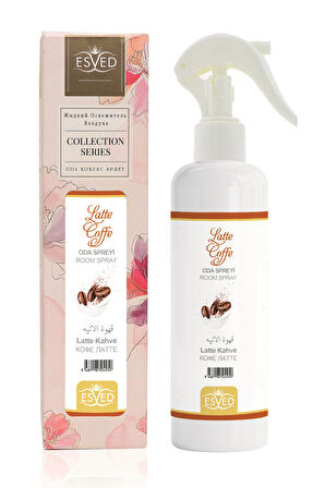 Latte Kahve Kokusu Sprey 400Ml. Gül Kokusu Araba Kokusu 8Ml. Hediyeli