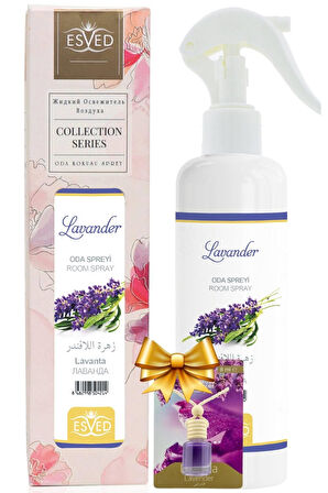 Lavanta Kokusu Sprey 400Ml. Lavanta Kokusu Araba Kokusu 8Ml. Hediyeli