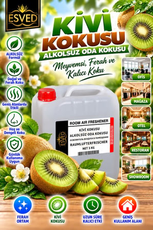 Kivi Kokusu Alkolsüz Ofis Ve işyeri Kokusu 5 Litre