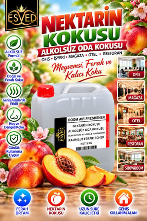 Nektarin Kokusu Alkolsüz Ofis Ve işyeri Kokusu 5 Litre