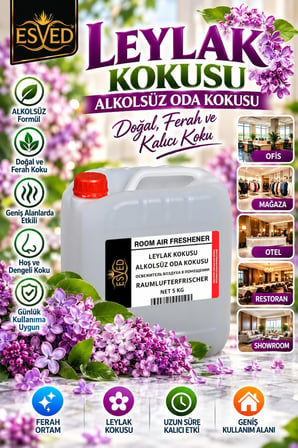 Leylak Kokusu Alkolsüz Ofis Ve işyeri Kokusu 5 Litre