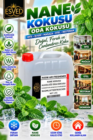 Nane Kokusu Alkolsüz Ofis Ve işyeri Kokusu 5 Litre