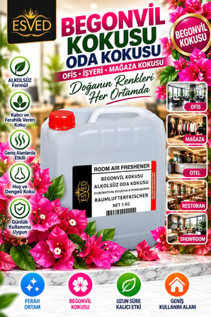 Begonvil Kokusu Alkolsüz Ofis Ve işyeri Kokusu 5 Litre