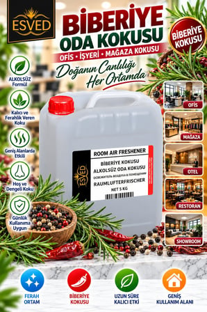 Biberiye Kokusu Alkolsüz Ofis Ve işyeri Kokusu 5 Litre