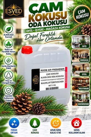 Çam Kokusu Alkolsüz Ofis Ve işyeri Kokusu 5 Litre