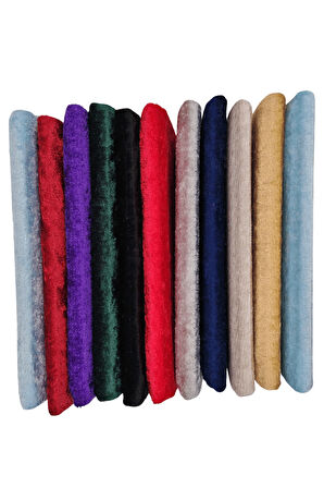 Kadife Kaplı Yasin Kitabı Çanta Boy 12 cm x 17 cm 80 Sayfa 10 Adet Pembe Renk