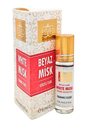 Beyaz Misk Kokusu 6 Ml Alkolsüz Parfüm Hediyelik Kutuda