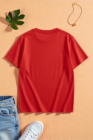 Unisex Love Me More Baskılı Tasarım Tshirt