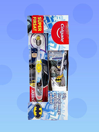 Colgate Çocuk Diş Macunu 75 ml + Diş Fırçası Batman