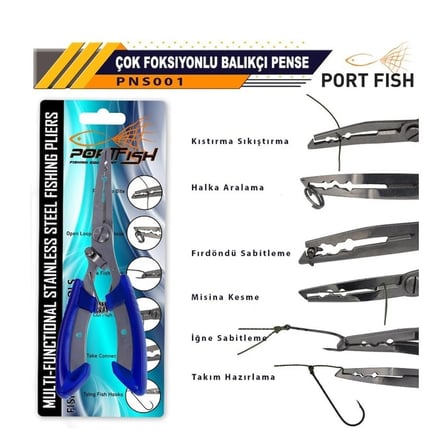 Portfish Balıkçı Pensesi Büyük Mavi