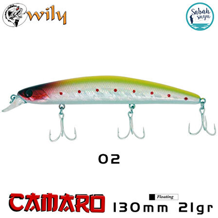 Wily Camaro 130F 13cm 21gr No:02 Maket Balık