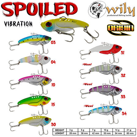 Wily Spoiled Vibrasyon Jig 5cm 10gr # 03