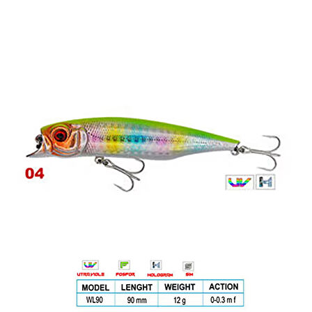 Wily HUNTER CL:04 90mm 12gr 0-0.3m F