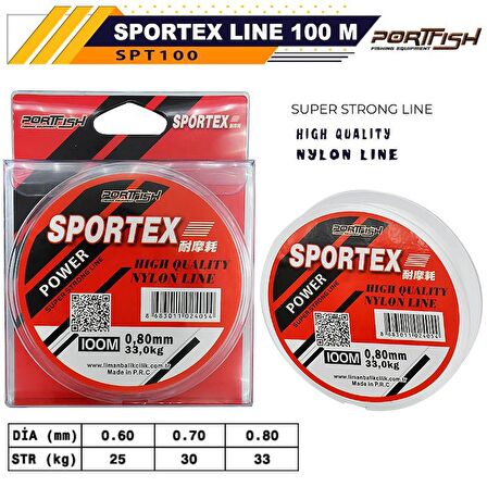 Portfish Sportex Misina Pakette 100mt