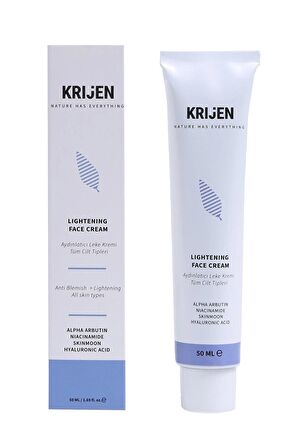 Arbutin + Niacinamide | Aydınlatıcı Leke Kremi 50 Gr - Tüm Cilt Tipleri