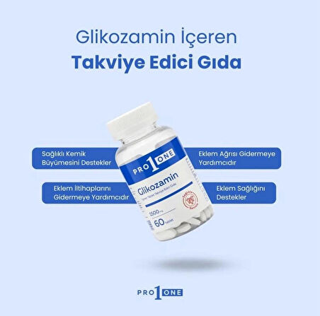 PRO1ONE Glikozamin Içeren Tablet Takviye Edici Gıda