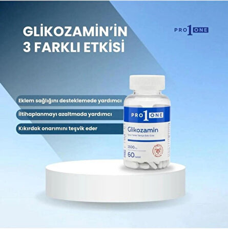 PRO1ONE Glikozamin Içeren Tablet Takviye Edici Gıda