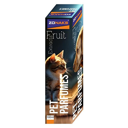 Zonaks Fruit Extracts Kedi Köpek Parfümü 100 Ml