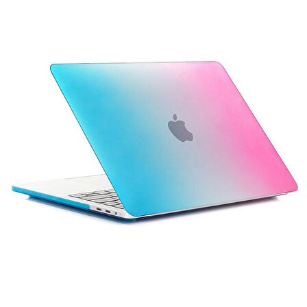 Codegen Apple 13" Macbook Pro A1706 A1708 A1989 A2159 Gökkuşağı Kılıf Koruyucu Kapak CMPT-133RW