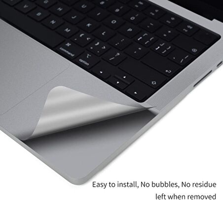 Codegen Apple 16" Macbook Air M1 A2485 Space Gray Trackpad Koruyucu Sticker Etiket