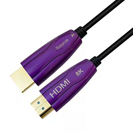 CODEGEN (CPS8K150) 15MT 8K 60HZ HDMI 2.1 - ETHERNET 48 GBPS METAL BAŞLIK AKTİF FİBER OPTIC HDMI KABLO