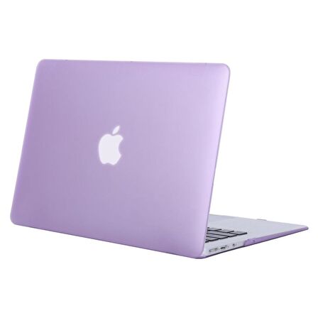 Apple 13" Macbook Air M2 A2681 Mor Kılıf Koruyucu Kapak CMAT-136PU