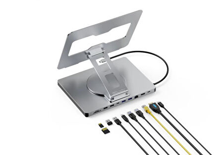 Codegen 10 in 1 Çok Fonksiyonlu Type-C Hub Notebook Macbook Standı Usb-C Docking Station NSC-101