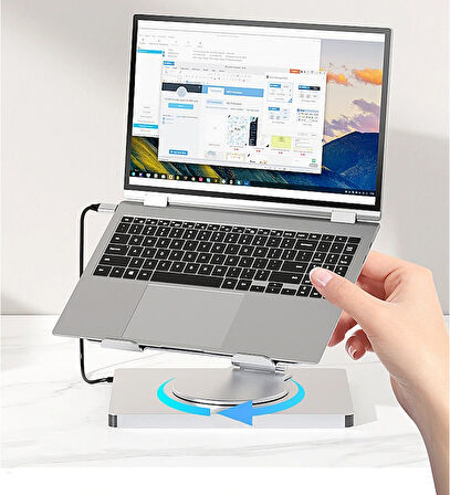 Codegen 10 in 1 Çok Fonksiyonlu Type-C Hub Notebook Macbook Standı Usb-C Docking Station NSC-101