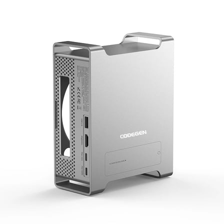 Codegen Mac Mini M5/M5 Pro 9 in 1 Type-C HDMI NVME SSD Alüminyum Çevirici Stand Docking Station CDG-NSC301