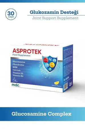 MDC ASPROTEK (Glukozamin, Kondroitin, MSM, Kalsiyum) 30 Saşe
