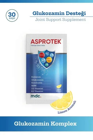MDC ASPROTEK (Glukozamin, Kondroitin, MSM, Kalsiyum) 30 Saşe