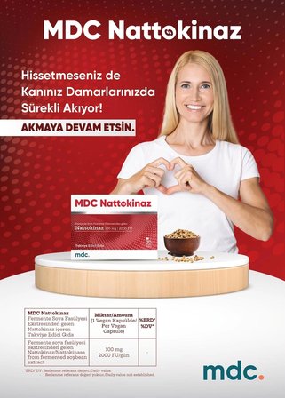 MDC Nattokinaz İçeren 2000 FU 30 Vegan Kapsül