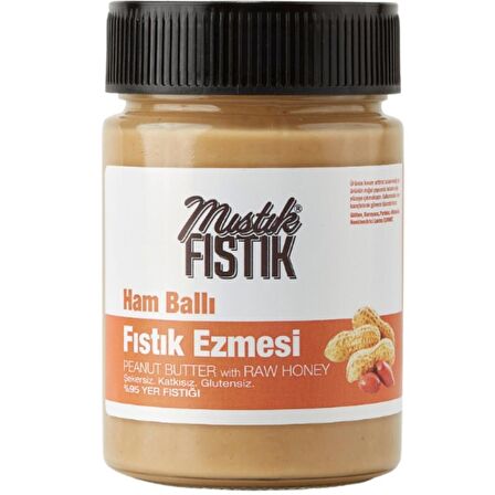 Mıstık Fıstık Ham Ballı Yer Fıstığı Ezmesi 300 gr