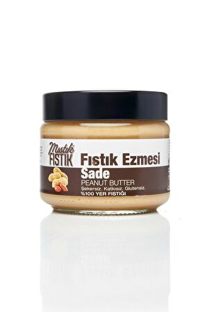 Mıstık Fıstık Mıstıkfıstık Sade Fıstık Ezmesi "şeker Içermez" 280gr 