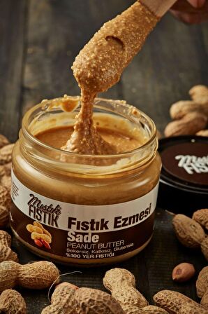 Mıstık Fıstık Mıstıkfıstık Sade Fıstık Ezmesi "şeker Içermez" 280gr 