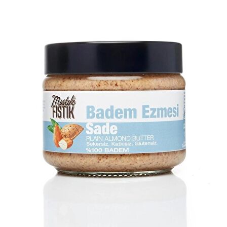 Mıstık Fıstık Vegan Sade Badem Ezmesi 200 gr