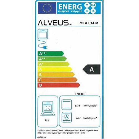 Alveus MFA 614 76 lt Ankastre Fırın